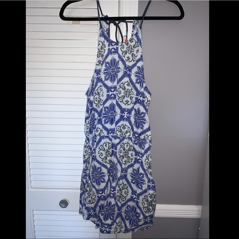 Printed dress.